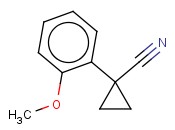 1-(2-<span class='lighter'>METHOXYPHENYL</span>)CYCLOPROPANECARBONITRILE