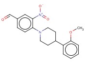 4-[4-(2-甲氧苯基)哌啶<span class='lighter'>基</span>]-3-硝基<span class='lighter'>苯</span><span class='lighter'>甲醛</span>