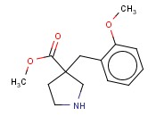 METHYL 3-(<span class='lighter'>2-METHOXYBENZYL</span>)PYRROLIDINE-3-CARBOXYLATE