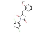 1-(2,5-DICHLOROPHENYL)-3-(<span class='lighter'>2-METHOXYBENZYL</span>)PYRROLIDINE-2,5-DIONE