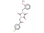1-[2-(4-FLUOROPHENYL)-2-OXOETHYL]-3-(<span class='lighter'>2-METHOXYBENZYL</span>)-1H-IMIDAZOLE-2,4,5(3H)-TRIONE