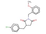 3-(4-CHLOROBENZYL)-1-(<span class='lighter'>2-METHOXYBENZYL</span>)PYRROLIDINE-2,5-DIONE