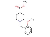 METHYL 1-(<span class='lighter'>2-METHOXYBENZYL</span>)PIPERIDINE-4-CARBOXYLATE