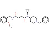 N-(1-BENZYLPIPERIDIN-4-YL)-N-CYCLOPROPYL-4-[(<span class='lighter'>2-METHOXYBENZYL</span>)AMINO]-4-OXOBUTANAMIDE