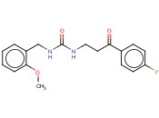 N-[3-(4-FLUOROPHENYL)-3-OXOPROPYL]-N'-(<span class='lighter'>2-METHOXYBENZYL</span>)UREA