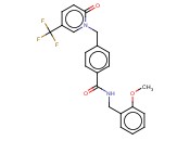 N-(<span class='lighter'>2-METHOXYBENZYL</span>)-4-((2-OXO-5-(TRIFLUOROMETHYL)-1(2H)-PYRIDINYL)METHYL)BENZENECARBOXAMIDE