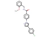 4-[4-(4-CHLOROPHENYL)-1H-PYRAZOL-1-YL]-N-(<span class='lighter'>2-METHOXYBENZYL</span>)BENZAMIDE