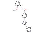 N-(<span class='lighter'>2-METHOXYBENZYL</span>)-4-[4-(PYRIDIN-4-YL)-1H-PYRAZOL-1-YL]BENZAMIDE