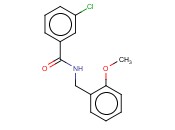 3-CHLORO-N-(<span class='lighter'>2-METHOXYBENZYL</span>)BENZAMIDE