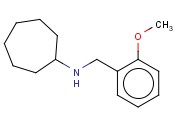 N-(<span class='lighter'>2-METHOXYBENZYL</span>)CYCLOHEPTANAMINE