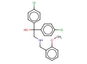 1,1-BIS(4-CHLOROPHENYL)-2-[(<span class='lighter'>2-METHOXYBENZYL</span>)AMINO]-1-ETHANOL