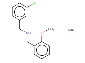 (3-CHLOROBENZYL)(<span class='lighter'>2-METHOXYBENZYL</span>)AMINEHYDROBROMIDE