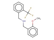 (<span class='lighter'>2-METHOXYBENZYL</span>)[2-(TRIFLUOROMETHYL)BENZYL]AMINE