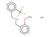 (<span class='lighter'>2-METHOXYBENZYL</span>)[2-(TRIFLUOROMETHYL)BENZYL]AMINEHYDROBROMIDE
