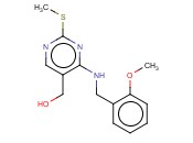 4-[(<span class='lighter'>2-METHOXYBENZYL</span>)AMINO]-2-[(METHYLTHIO)PYRIMIDIN-5-YL]METHANOL