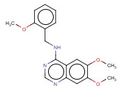 6,7-DIMETHOXY-N-(<span class='lighter'>2-METHOXYBENZYL</span>)-4-QUINAZOLINAMINE