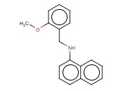N-(<span class='lighter'>2-METHOXYBENZYL</span>)-1-NAPHTHALENAMINE