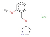 3-[(<span class='lighter'>2-METHOXYBENZYL</span>)OXY]PYRROLIDINE HCL