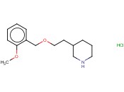3-(2-((<span class='lighter'>2-METHOXYBENZYL</span>)OXY)ETHYL)PIPERIDINE HYDROCHLORIDE