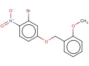 2-BROMO-4-[(<span class='lighter'>2-METHOXYBENZYL</span>)OXY]-1-NITROBENZENE