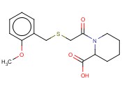 1-([(<span class='lighter'>2-METHOXYBENZYL</span>)THIO]ACETYL)PIPERIDINE-2-CARBOXYLIC ACID