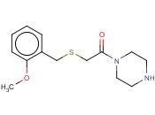 1-([(<span class='lighter'>2-METHOXYBENZYL</span>)THIO]ACETYL)PIPERAZINE