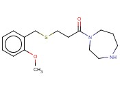 1-(3-[(<span class='lighter'>2-METHOXYBENZYL</span>)THIO]PROPANOYL)-1,4-DIAZEPANE