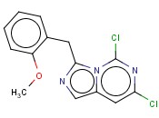 5,7-DICHLORO-3-(<span class='lighter'>2-METHOXYBENZYL</span>)IMIDAZO[1,5-C]PYRIMIDINE
