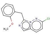 2-CHLORO-7-(<span class='lighter'>2-METHOXYBENZYL</span>)IMIDAZO[1,5-B]PYRIDAZINE