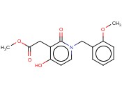 METHYL 2-[4-HYDROXY-1-(<span class='lighter'>2-METHOXYBENZYL</span>)-2-OXO-1,2-DIHYDRO-3-PYRIDINYL]ACETATE
