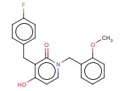 3-(4-FLUOROBENZYL)-4-HYDROXY-1-(<span class='lighter'>2-METHOXYBENZYL</span>)-2(1H)-PYRIDINONE