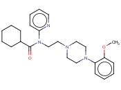 N-[2-[4-(2-<span class='lighter'>甲</span>氧基苯基)-1-哌嗪基]乙基]-N-2-<span class='lighter'>吡啶</span>基-环己烷羧<span class='lighter'>胺</span>