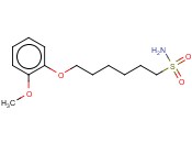 6-(2-METHOXYPHENOXY)<span class='lighter'>HEXANE</span>-1-SULFONAMIDE
