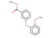 METHYL 5-(2-METHOXYPHENOXY)<span class='lighter'>NICOTINATE</span>