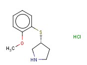 (R)-3-(2-METHOXY-PHENYLSULFANYL)-PYRROLIDINE <span class='lighter'>HYDROCHLORIDE</span>