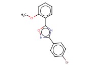 3-（4-<span class='lighter'>溴</span>苯基）-5-（2-<span class='lighter'>甲</span><span class='lighter'>氧基</span>苯基）-1,2,4-恶二唑