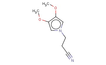 3,4-DIMETHOXY-1H-PYRROLE-1-PROPANENITRILE