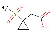 2-(1-(Methylsulfonyl)cyclopropyl)acetic acid