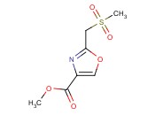 Methyl 2-[(<span class='lighter'>Methylsulfonyl</span>)methyl]-oxazole-4-carboxylate