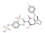 N-[3-[(4AR,5S,8R,8AS)-1-[(4-氟苯基)甲基]-1,2,4A,5,6,7,8,8A-八氢-4-<span class='lighter'>羟基</span>-2-氧代-5,8-甲桥<span class='lighter'>喹啉</span>-3-基]-1,1-二氧代-2H-1,2,4-苯