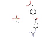 4-[[4-[(AMINOIMINOMETHYL)AMINO]BENZOYL]OXY]-BENZENEACETIC ACID MONOMETHANESULFONATE