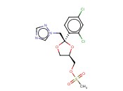 cis-[2-(2,4-Dichlorophenyl)-2-(1H-1,2,4-triazol-1-yl-methyl)-1,3-dioxolan-4-yl methyl methane sulfonate