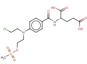 4-[(2-氯乙基)[2-(<span class='lighter'>甲</span>磺<span class='lighter'>酰</span>氧乙基)]<span class='lighter'>氨基</span>]<span class='lighter'>苯</span><span class='lighter'>甲</span><span class='lighter'>酰</span>-L-谷氨酸