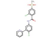 2-氯-N-[4-氯-3-(2-吡啶基)苯基]-4-(甲磺酰基)苯甲酰胺