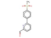 6-[4-(METHYLSULFONYL)PHENYL]-<span class='lighter'>2-PYRIDINECARBOXALDEHYDE</span>