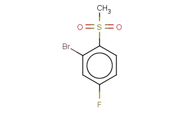 <span class='lighter'>2-BROMO-4-FLUORO-1-METHANESULFONYLBENZENE</span>