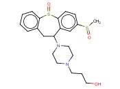 4-(10,11-<span class='lighter'>二</span>氢-8-(甲亚磺酰基)<span class='lighter'>二</span>苯并(b,f)硫杂卓-10-基)-1-哌嗪<span class='lighter'>丙醇</span> S-氧化物