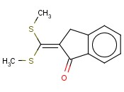 2-[BIS(METHYLSULFANYL)METHYLENE]-1-<span class='lighter'>INDANONE</span>