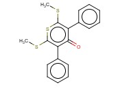 2,6-BIS(METHYLTHIO)-3,5-DIPHENYL-4H-THIOPYRAN-4-ONE