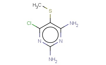 6-CHLORO-5-METHYLSULFANYLPYRIMIDINE-2,4-DIAMINE